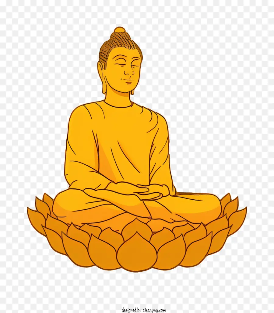 Día De Bodhi，Estatua De Buda PNG