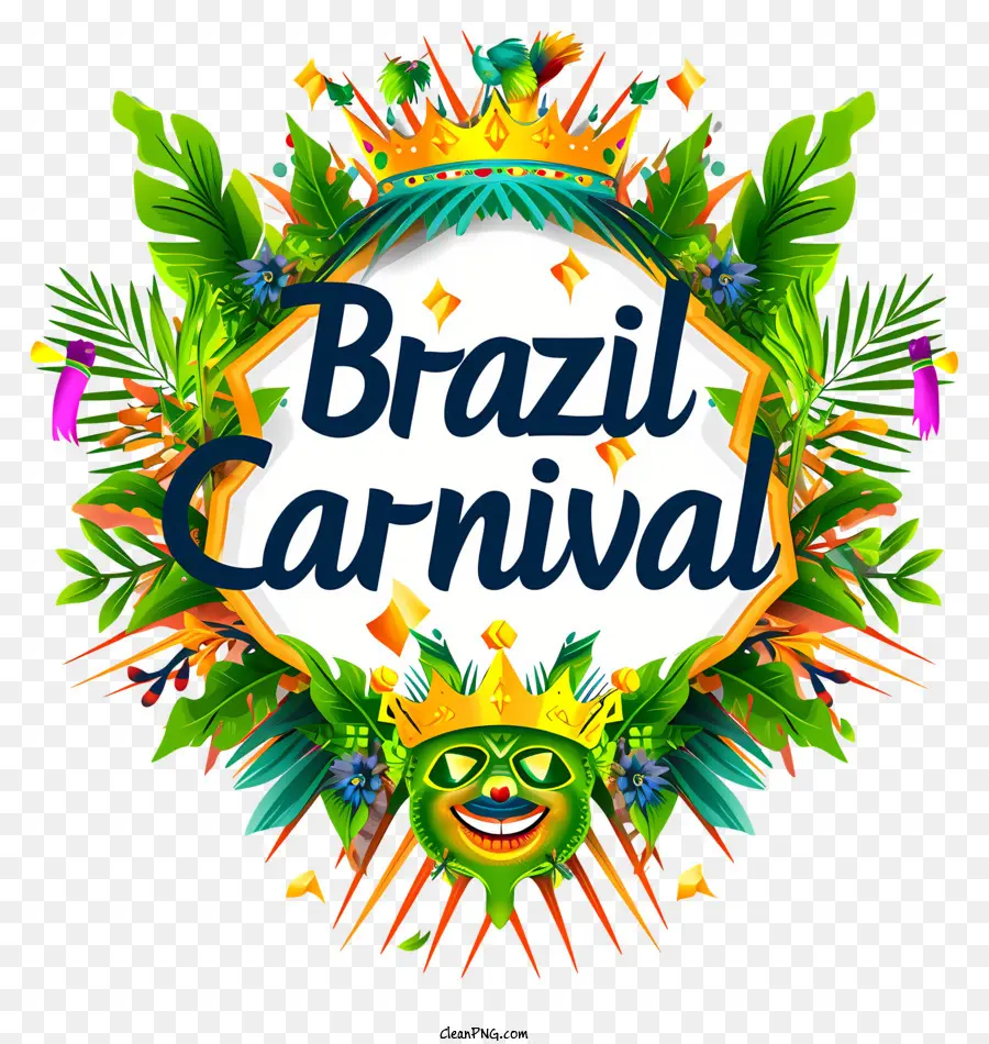 El Carnaval De Brasil，Floral Corona PNG