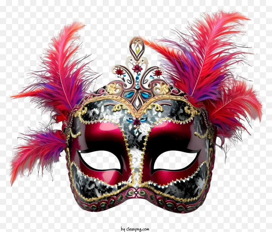 Máscara De Carnaval Multicolor，Máscara Veneciana PNG