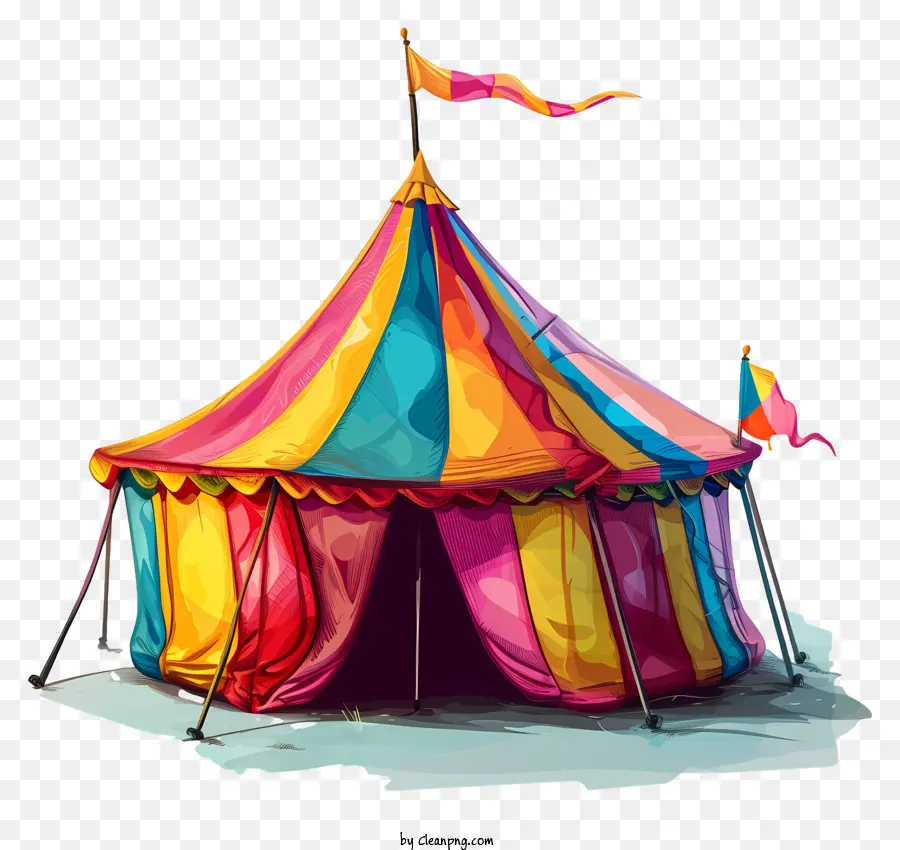 Tienda De Carnaval，Carpa Colorida PNG