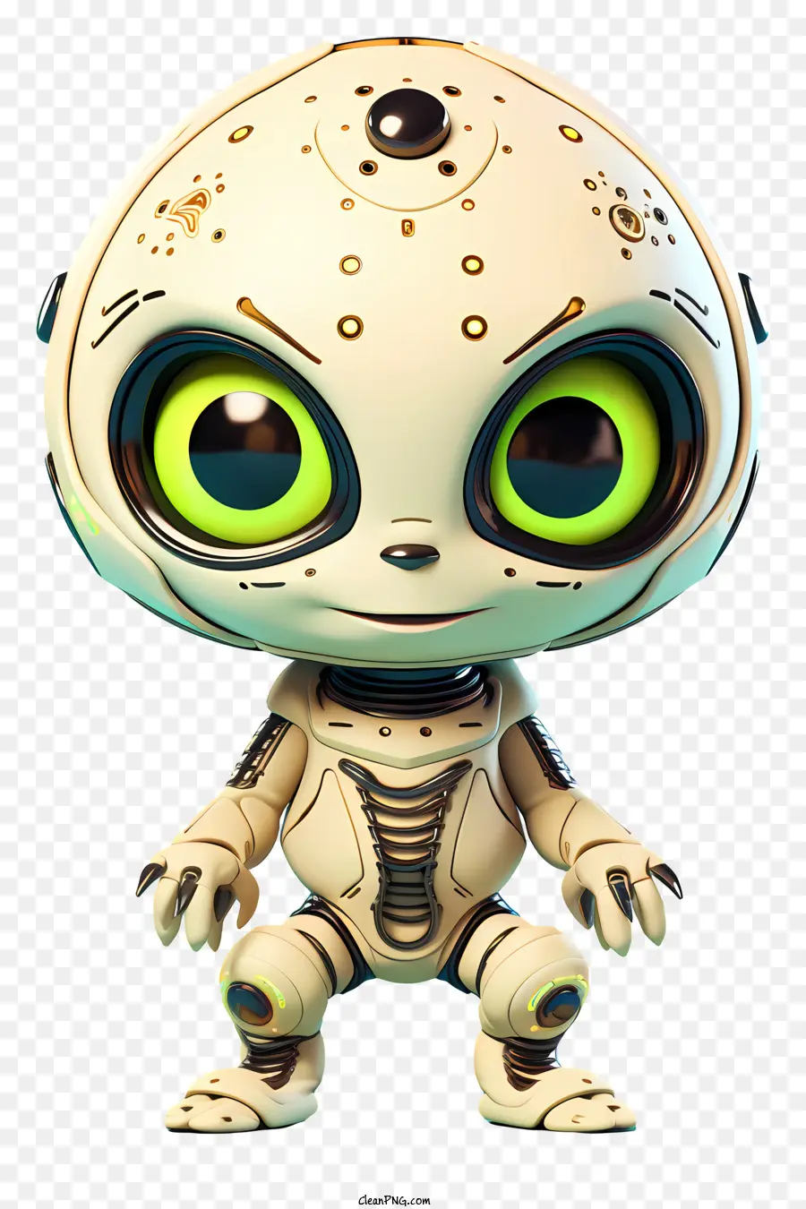 Lindo Alienígena Con Nave Espacial Ovnis，Personaje De Dibujos Animados PNG