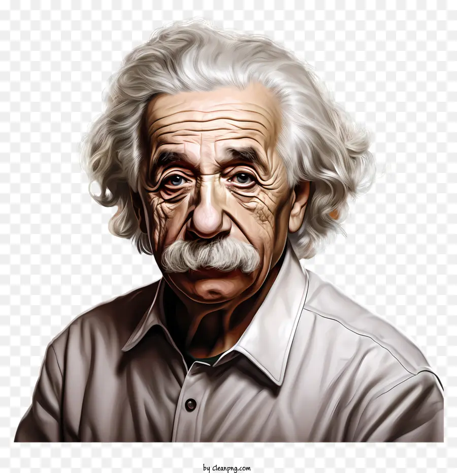 Estilo 3d Realista Albert Einstein Retrato，Albert Einstein PNG