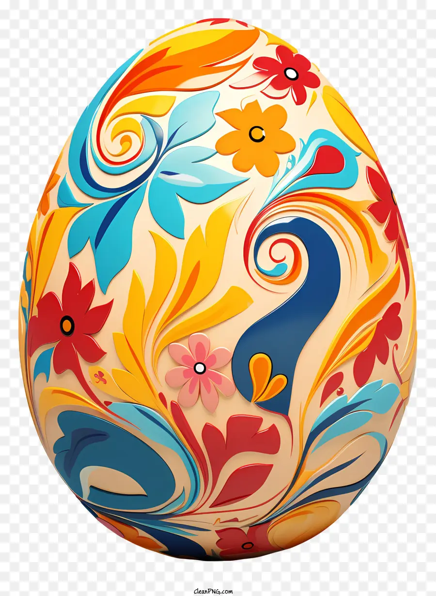 Huevo De Pascua，Huevo Decorado PNG