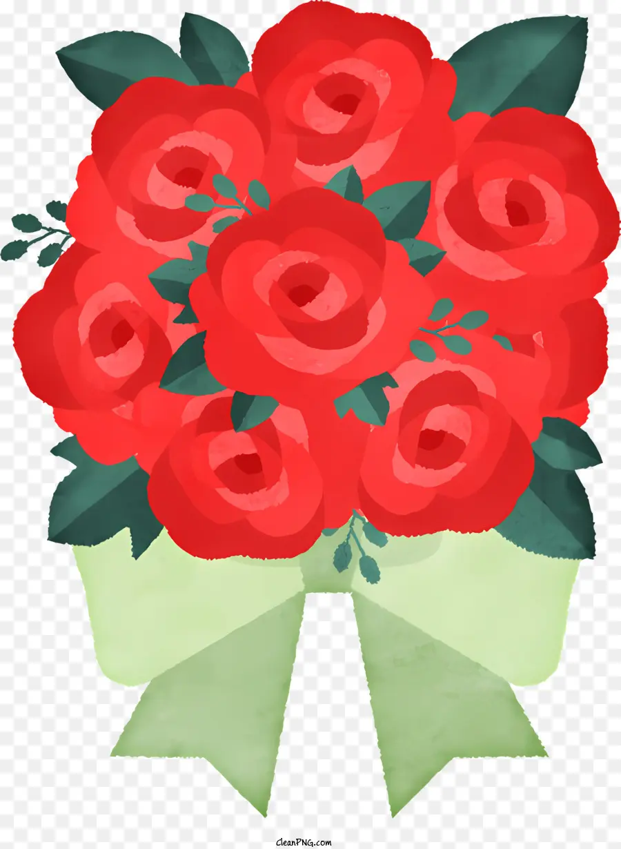 Ramo，Rosas Rojas PNG