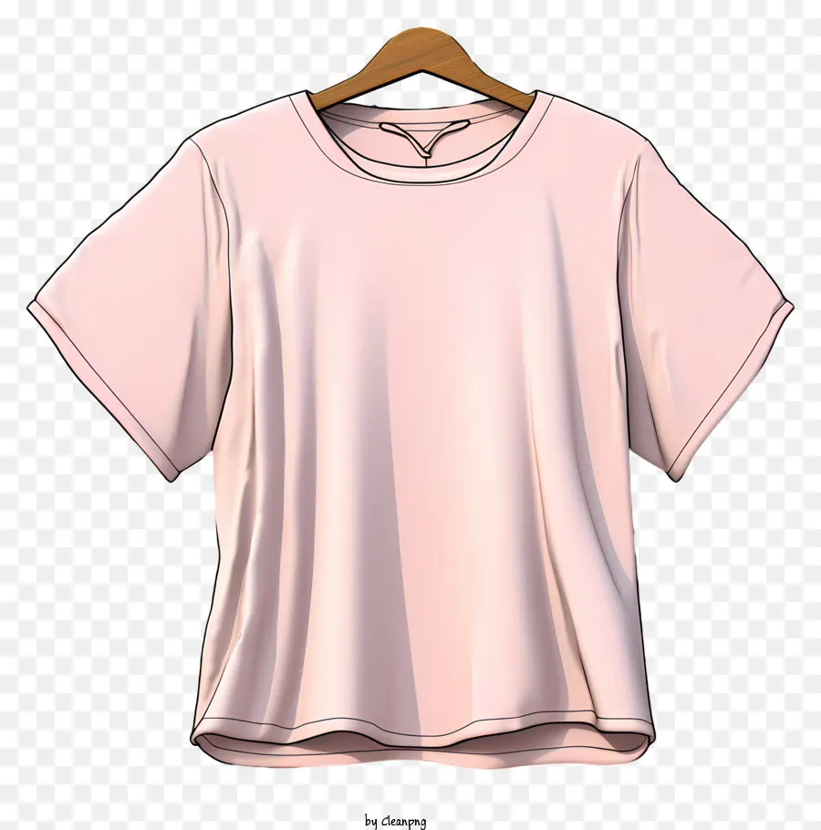 Camiseta De Estilo 3d Realista，Rosa De La Camiseta De La PNG