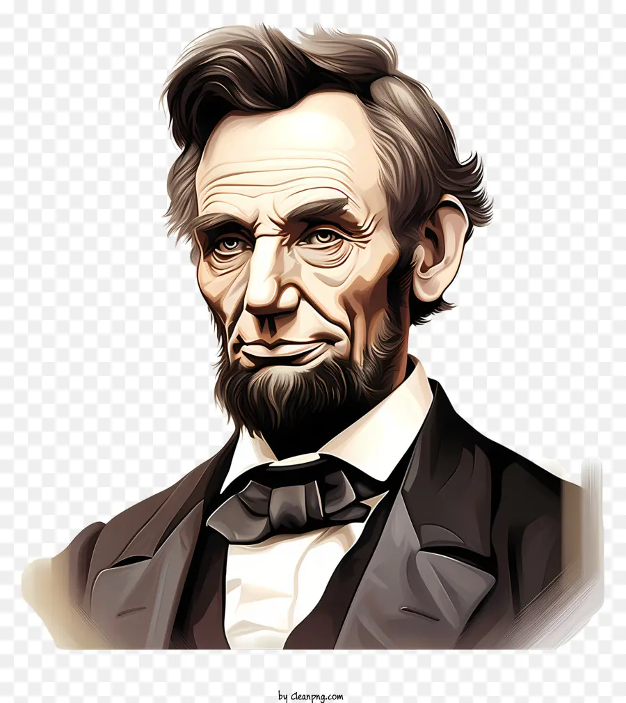 Doodle Style Abraham Lincoln，Abraham Lincoln PNG