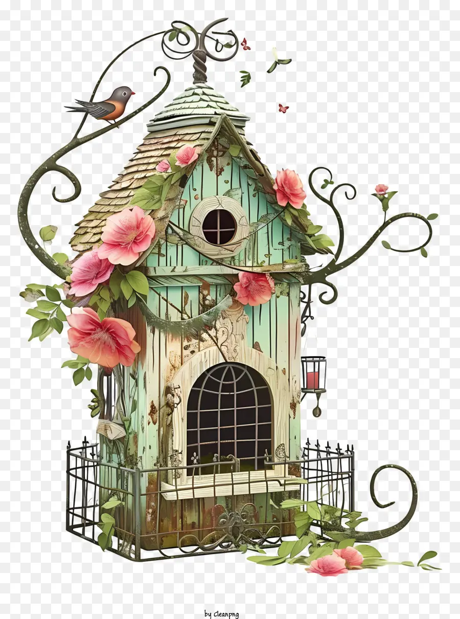 Casa De Amor De Amor，Pajarera PNG