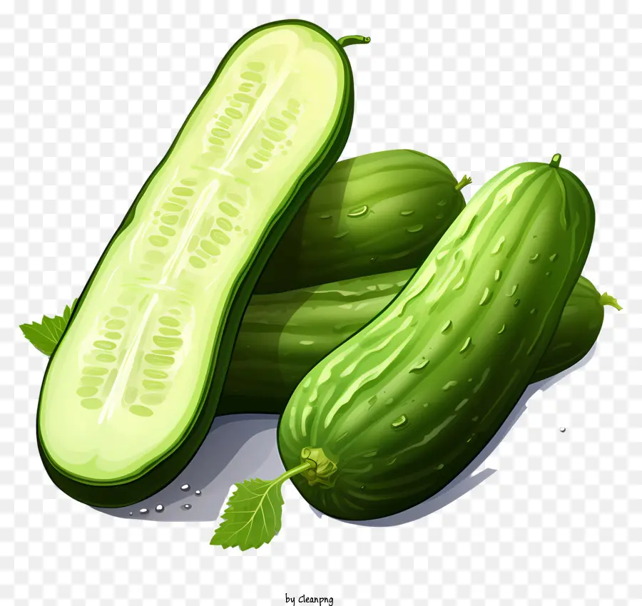 Pepino Estilo Boceto，Los Pepinos PNG