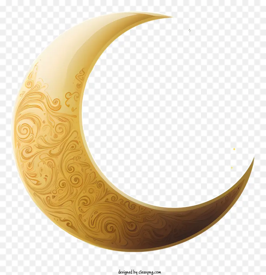 Crescent Moon，Patrones De Luna PNG