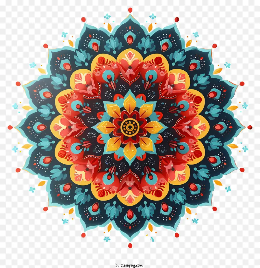 Mandala，Patrón Circular PNG