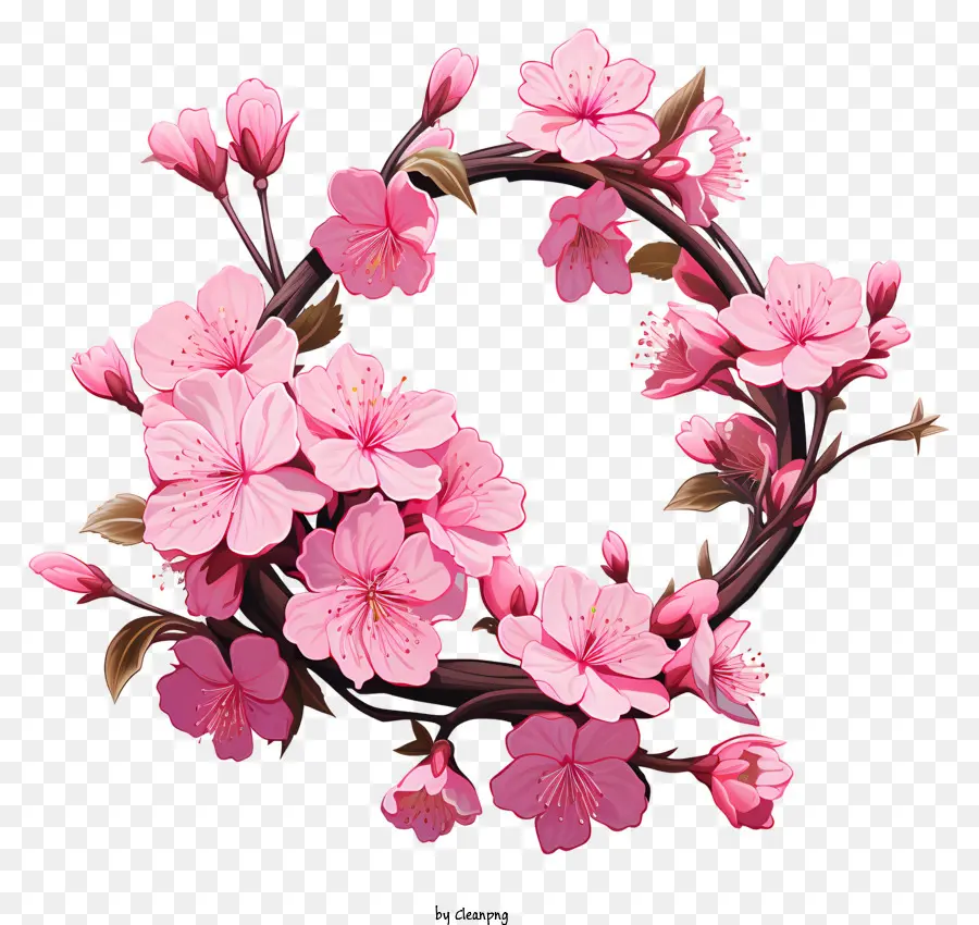 De Los Cerezos En Flor，Flores De Sakura Rosa PNG