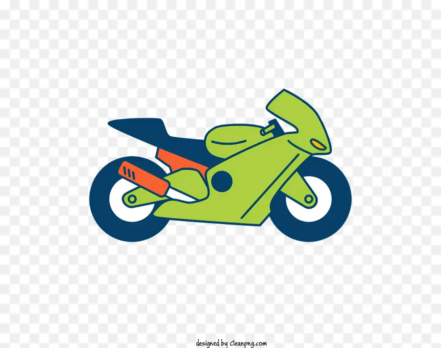 Verde De La Motocicleta，Naranja De La Motocicleta PNG