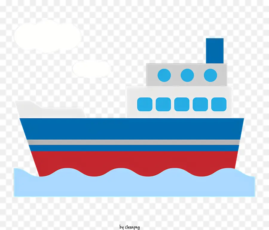 Bote Grande，Rojo PNG