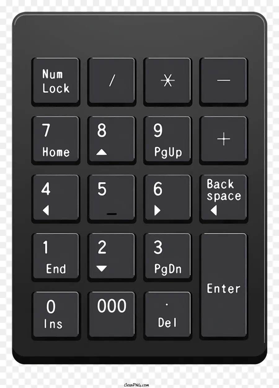 Teclado Negro，Teclado De La Computadora PNG