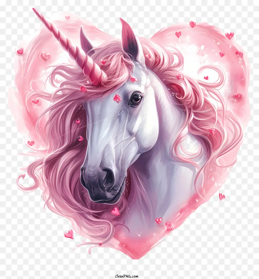 Unicornio De San Valentín，Dibujo De Unicornio PNG