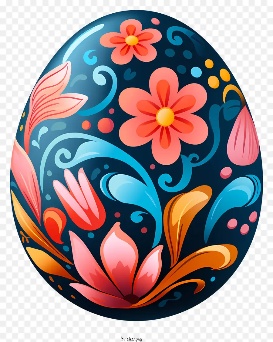 Huevo De Pascua Dibujado A Mano，Decoraciones De Huevos De Pascua PNG