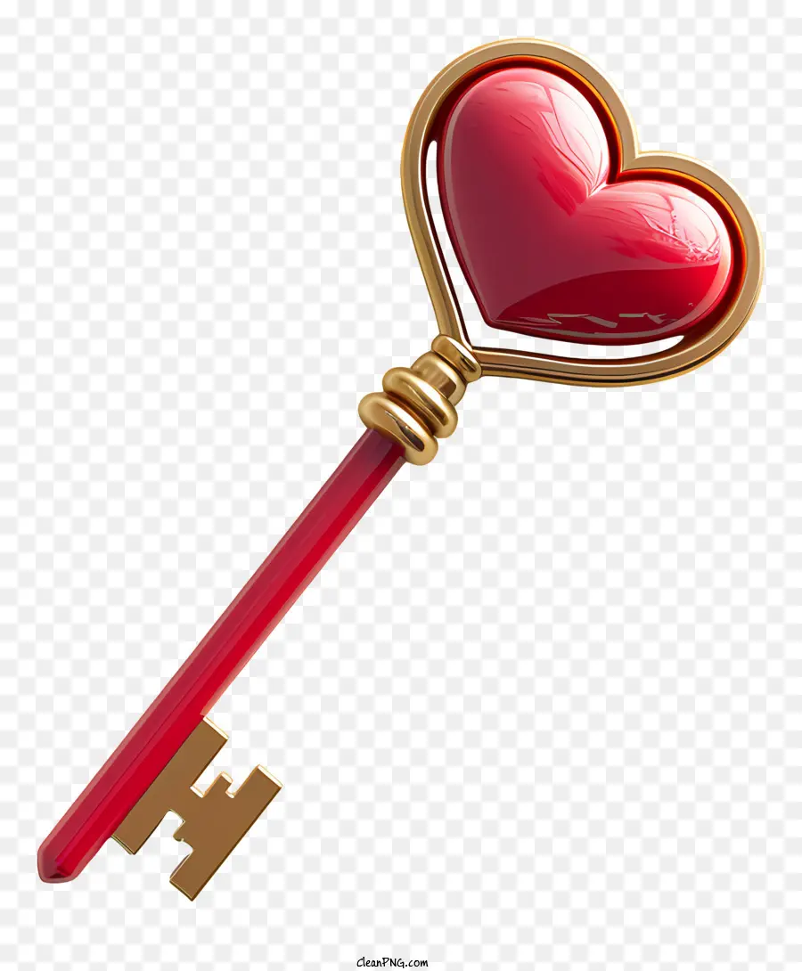 Llave De San Valentín，Llave En Forma De Corazón PNG