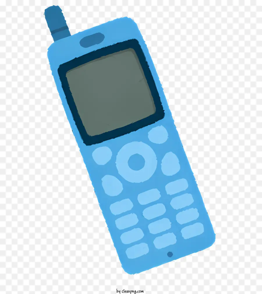 Teléfono Blue Flip，Teclado PNG
