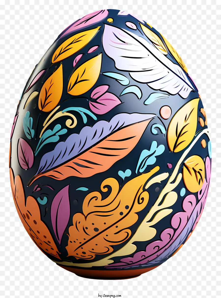 Huevo De Pascua De Estilo Realista，Huevo Decorado PNG