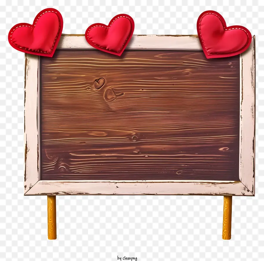 Icono De Tablero De Signo De San Valentín，Wooden Sign PNG