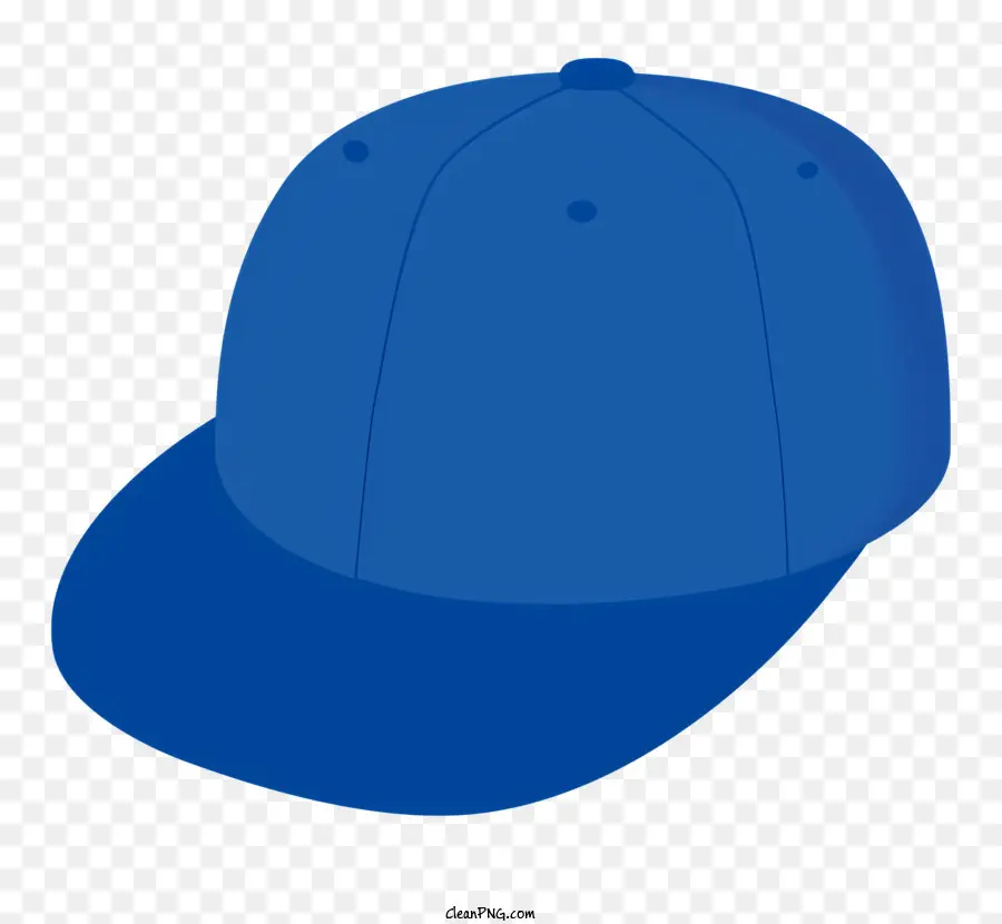 Azul Gorra De Béisbol，Gorra De Béisbol De La Corona Redonda PNG