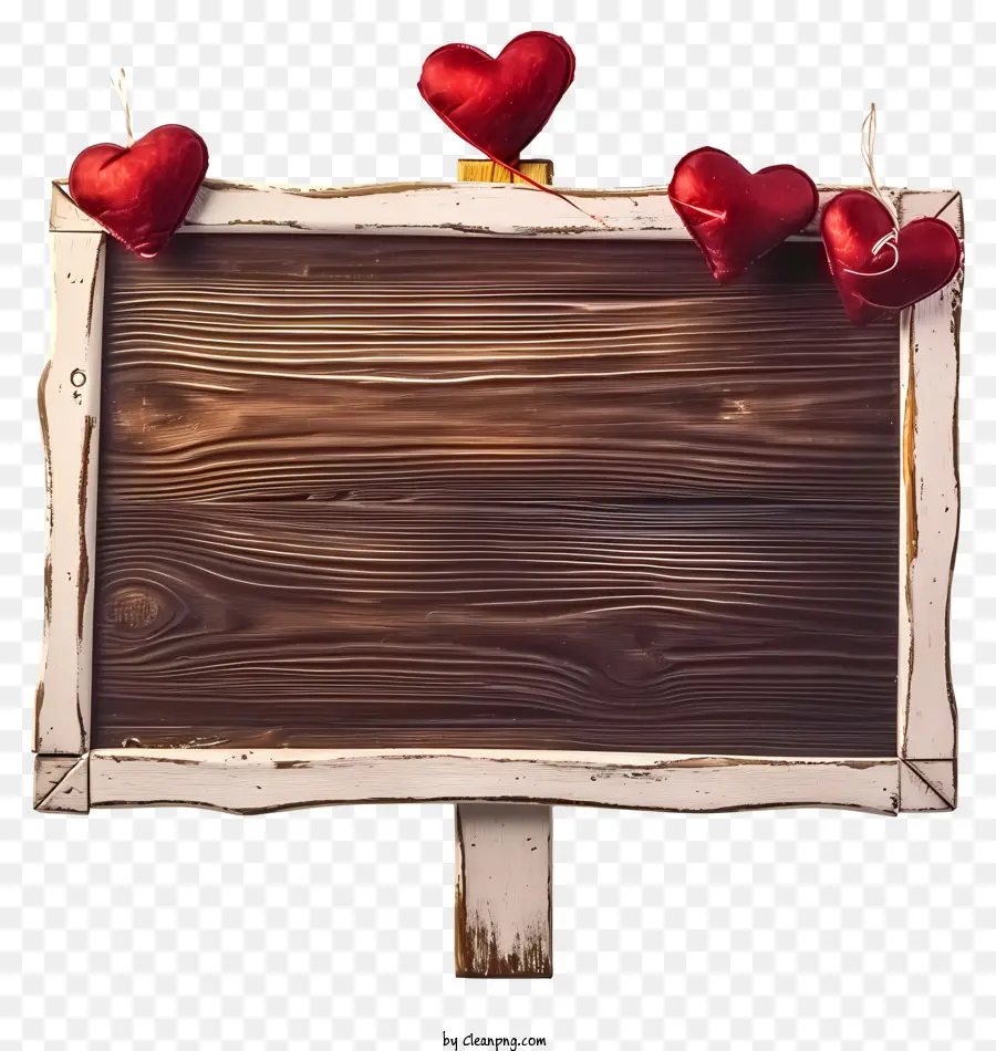 Icono De Tablero De Signo De San Valentín，Wooden Sign PNG