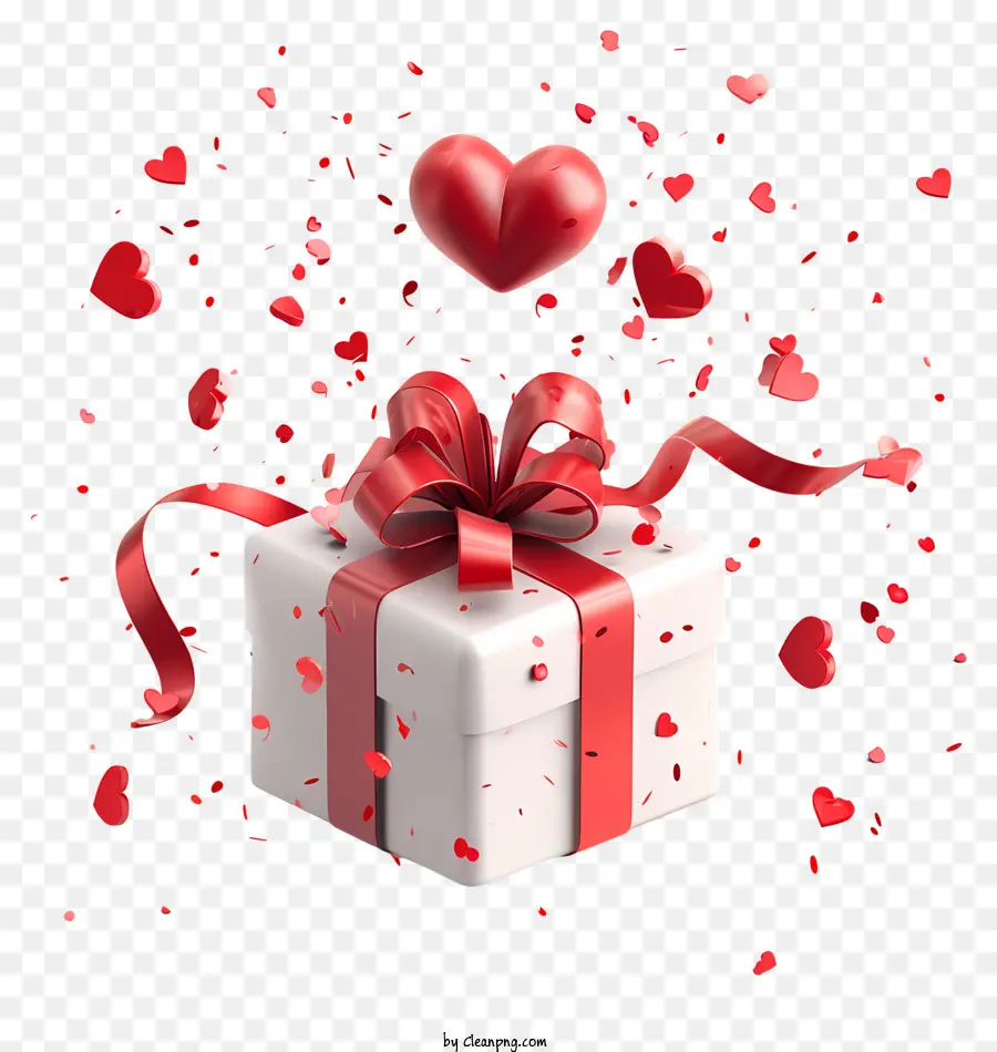 Psd 3d Valentine Regalo，Caja De Regalo PNG