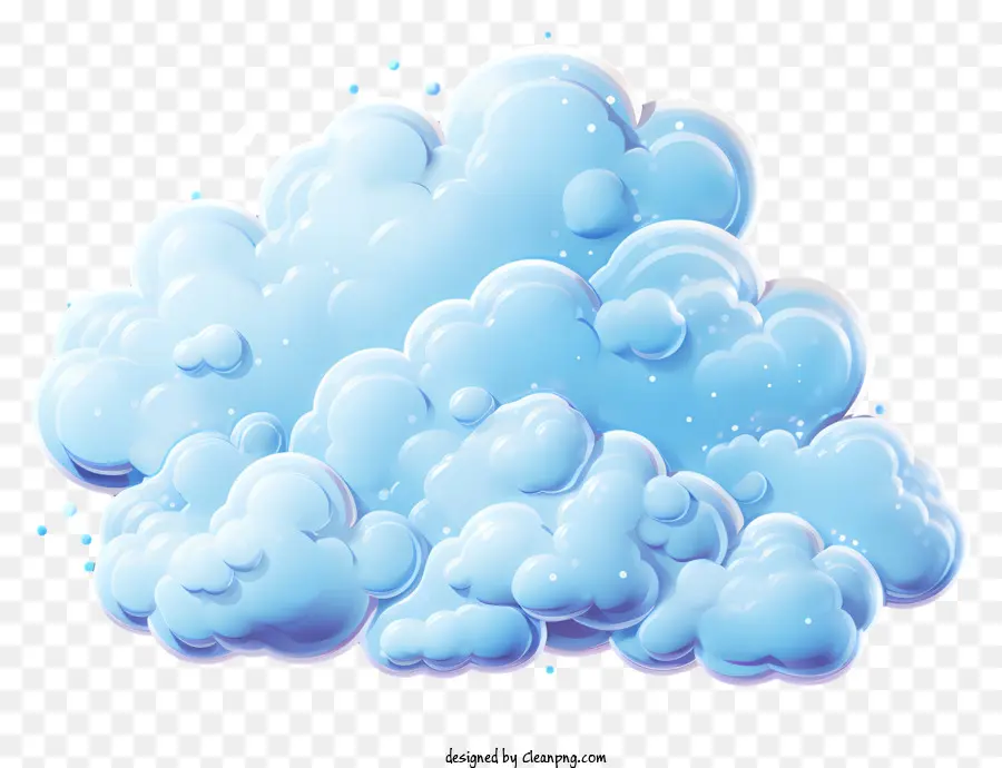 Nube De Estilo 3d Realista，La Nube PNG