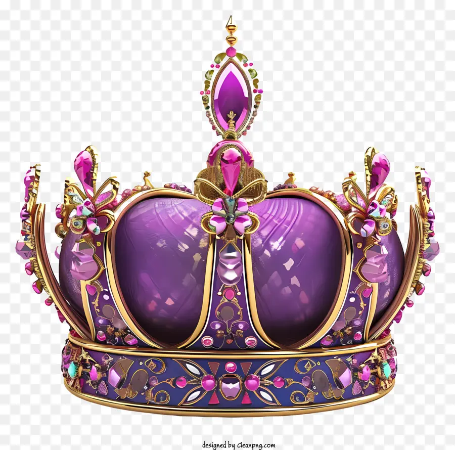 Mardi Gras Crown，Rosa Corona PNG