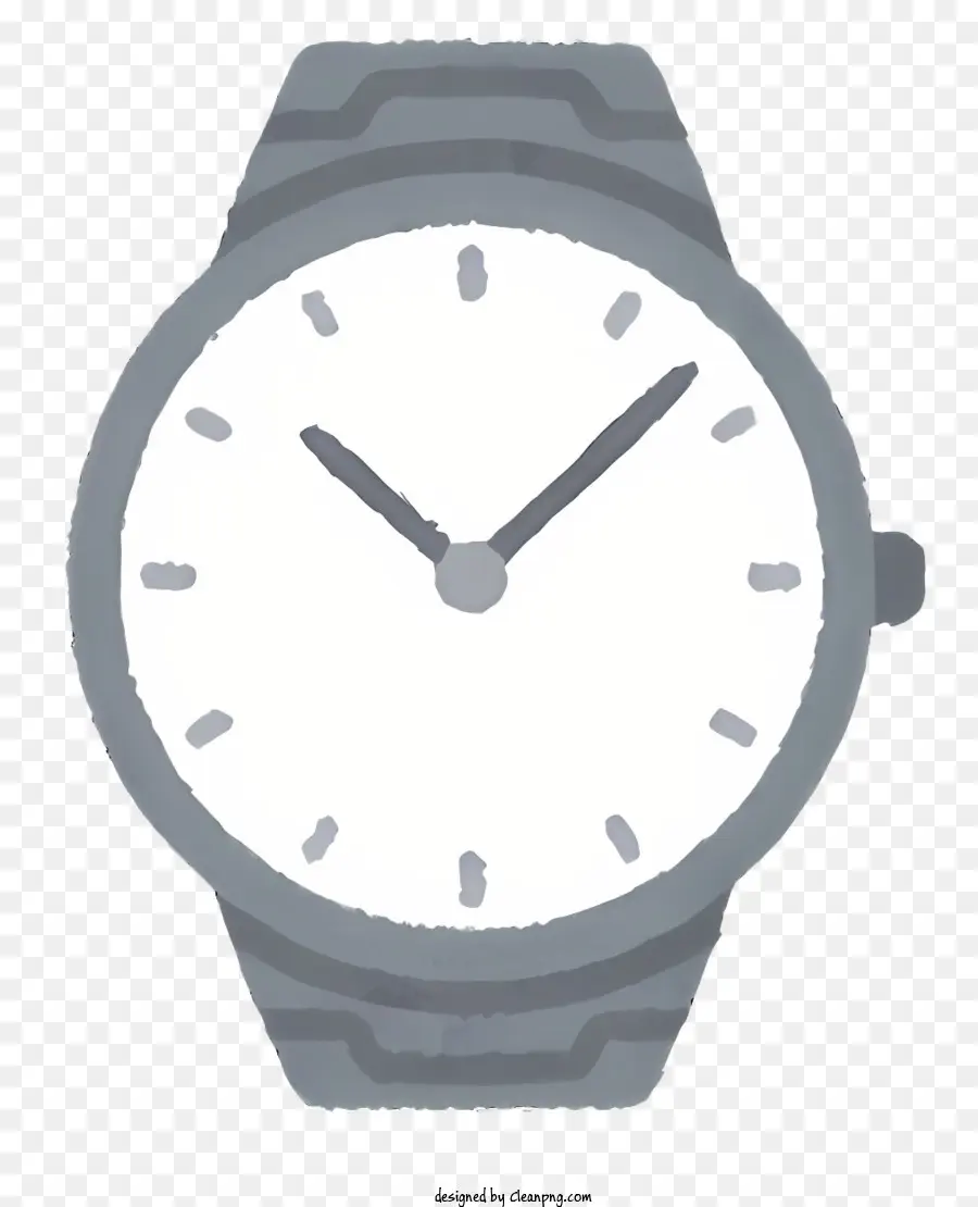 Salud，Reloj Gris PNG