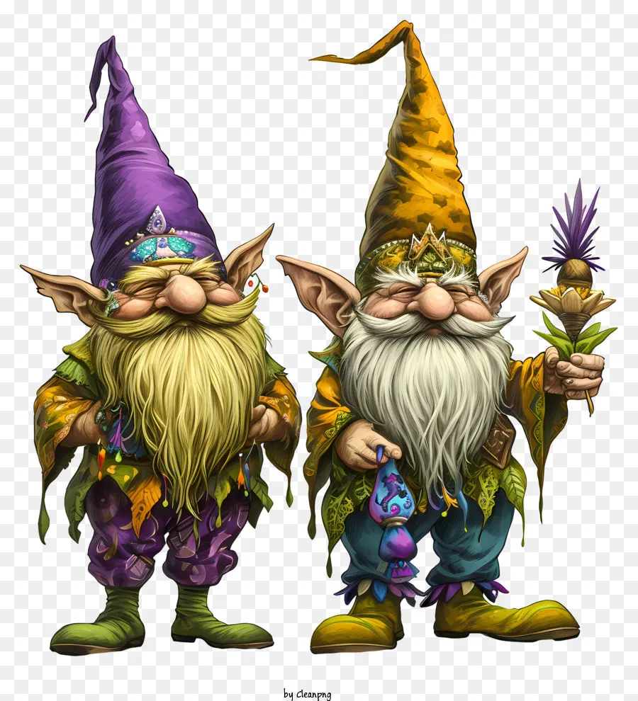 Mardi Gras Gnomo，Los Gnomos PNG