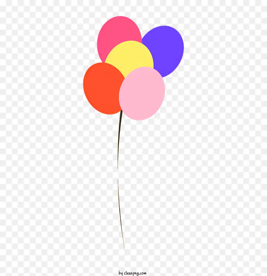 Icono，Globos Coloridos PNG