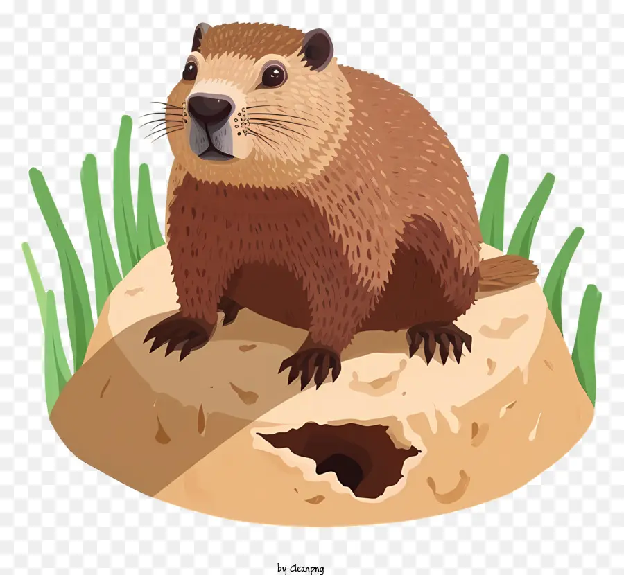 Estilo Isométrico，De La Marmota PNG