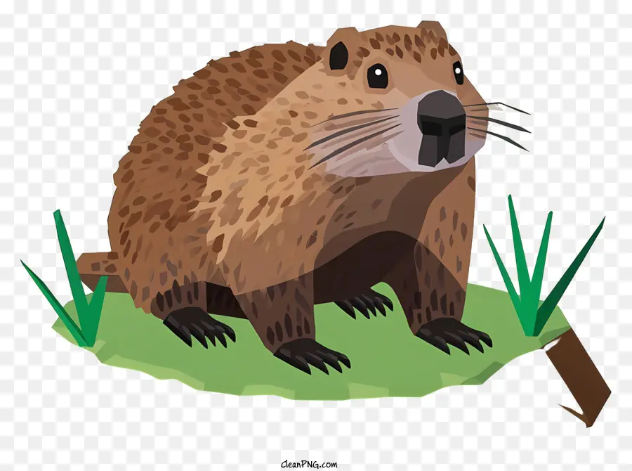 Estilo Isométrico，De La Marmota PNG