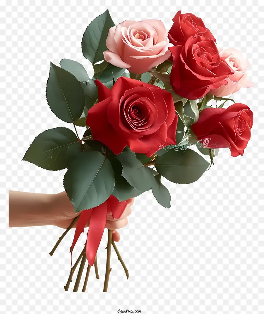 Las Rosas De San Valentín，Ramo PNG