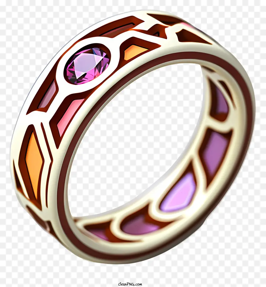 Anillo De Bodas En Pastel，Banda De Boda PNG