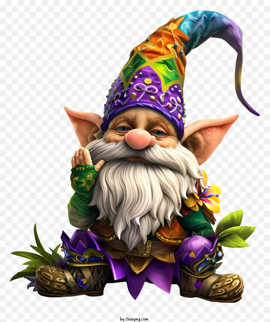 Mardi Gras Gnomo，Gnome PNG