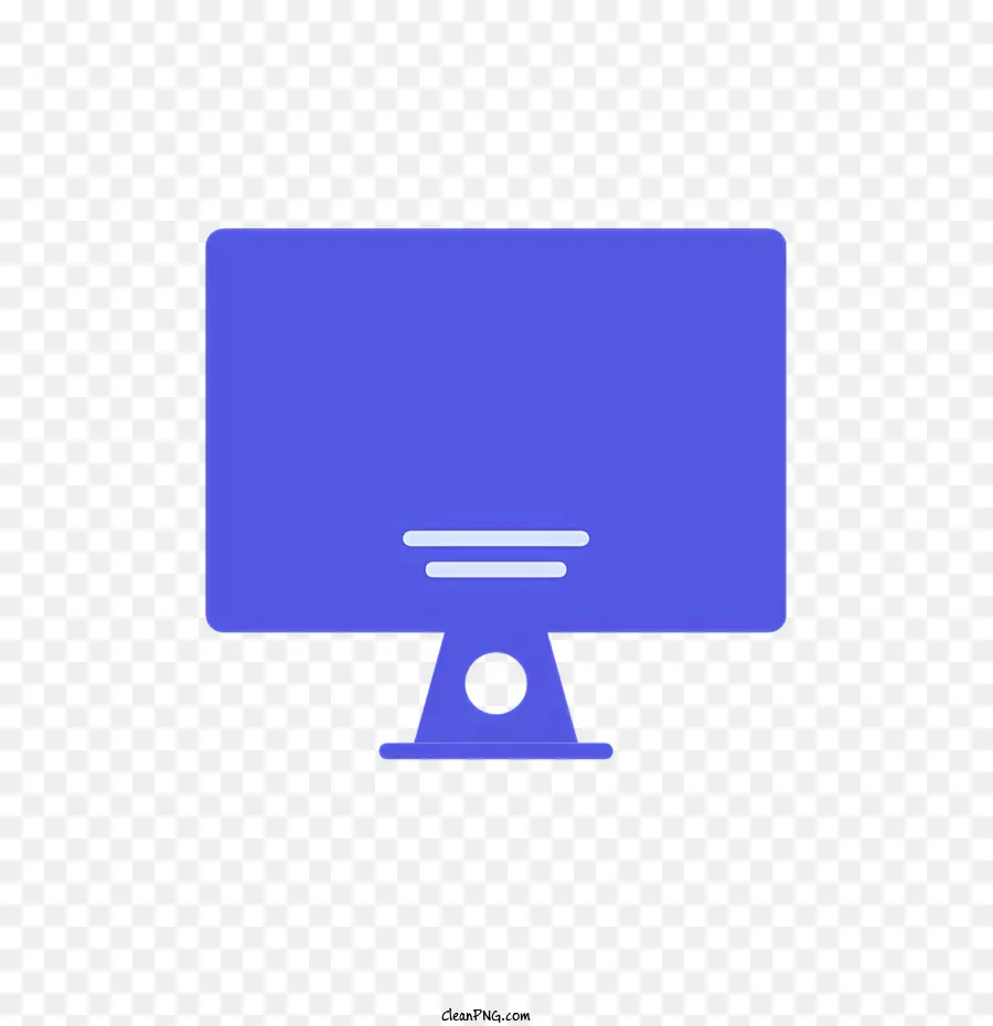 Monitor De La Computadora，Monitor Azul PNG