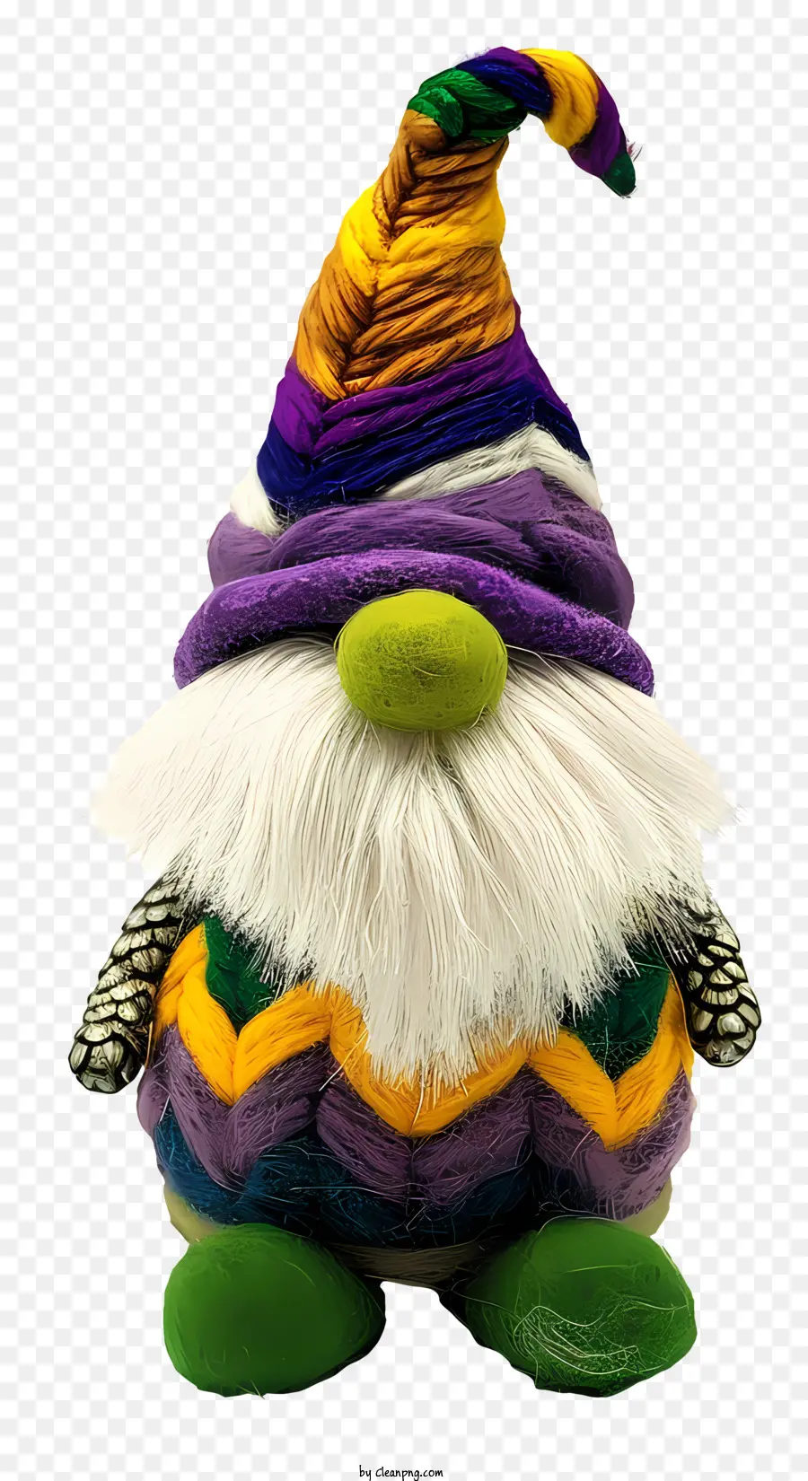 Mardi Gras Gnomo，Animal De Peluche PNG