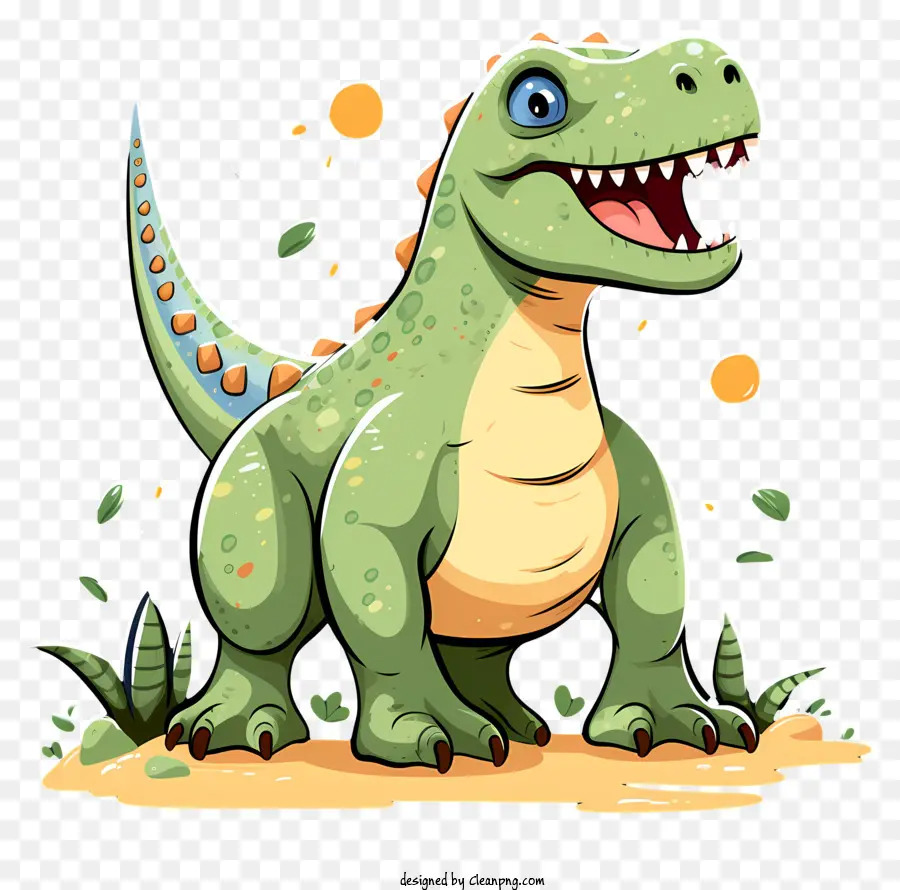 Dinosaurio Al Estilo Doodle，Dibujos Animados De Dinosaurios PNG