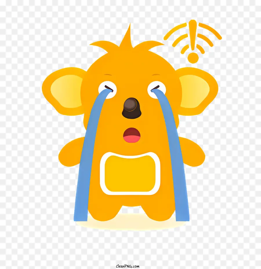 Lindo Oso Amarillo，Cara Triste PNG