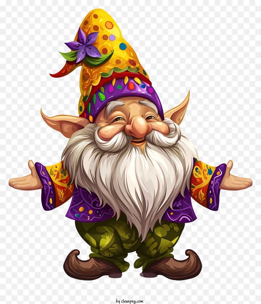 Mardi Gras Gnomo，Gnome PNG