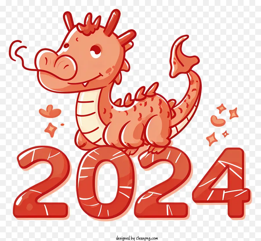 Dragón Año Nuevo，Calendario Astrológico Chino PNG