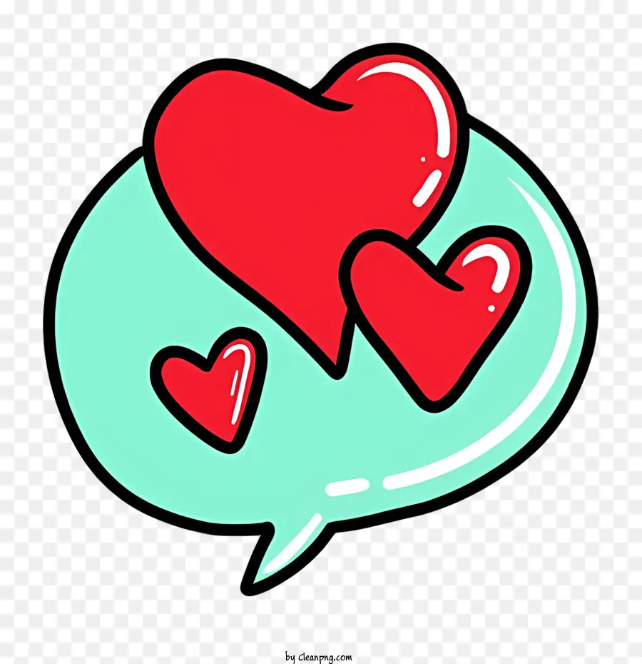 Corazones De Conversación，Corazón Emoji PNG