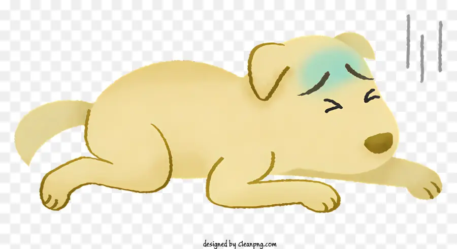 Perro De Dibujos Animados，Yellow Dog PNG