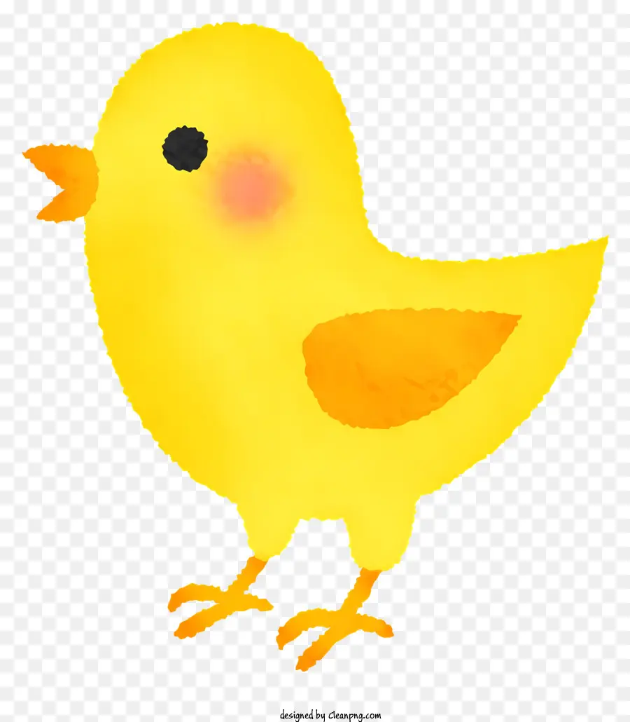 Pollito，De Cabeza Redonda PNG