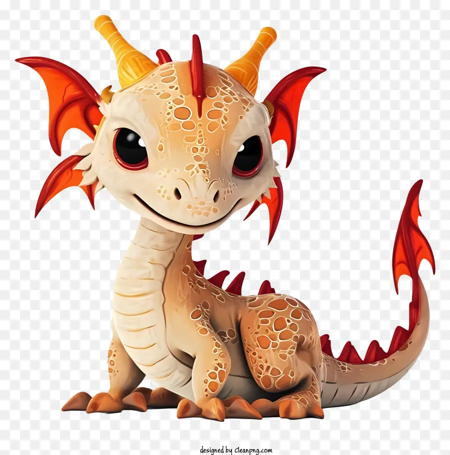 Lindo Dragón，De Dibujos Animados Dragon PNG