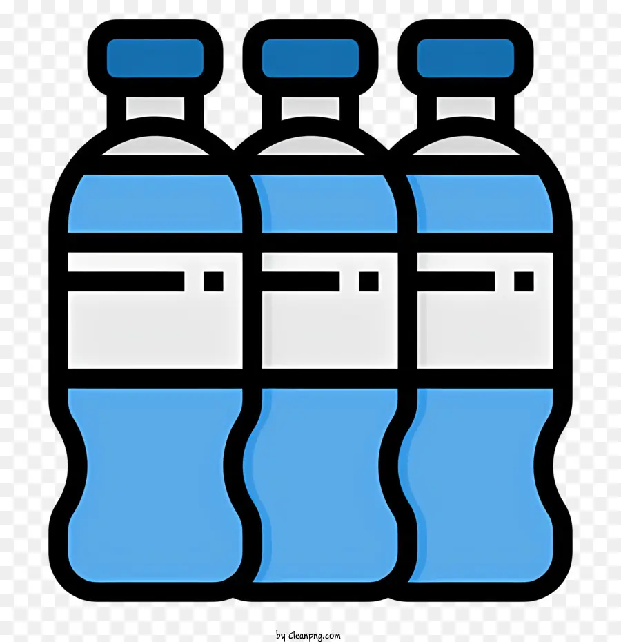 Refresco，Botellas De Plástico Azul PNG