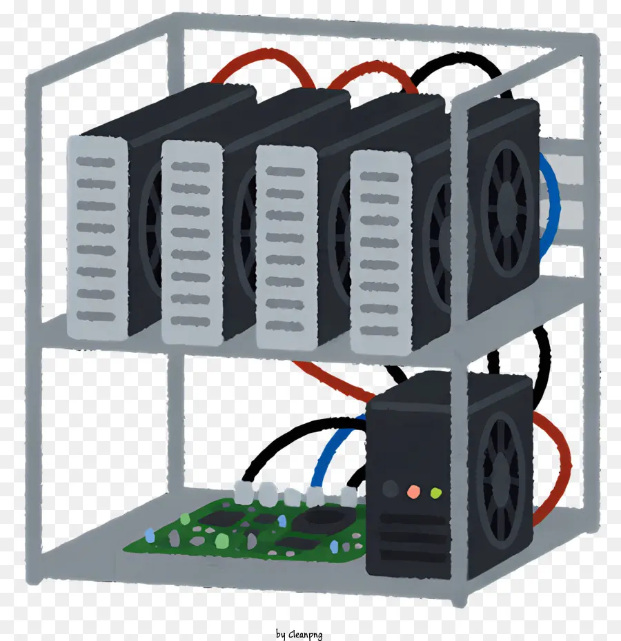 Ventiladores De Enfriamiento De La Computadora，Los Componentes De La Computadora PNG