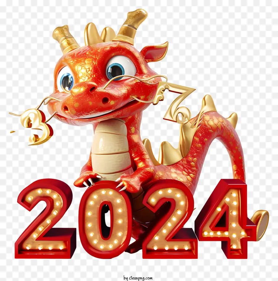 Dragón Año Nuevo，Año Del Dragón 2024 PNG